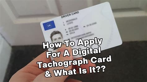 what is a digital tachograph driver smart card|www.gov.uk apply driver digital tachograph.